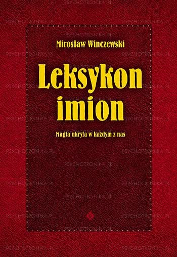Leksykon imion - Okładka książki