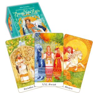 Słowiański Tarot Złotego Koła Życia – 78 kart + książka Mila Losenko